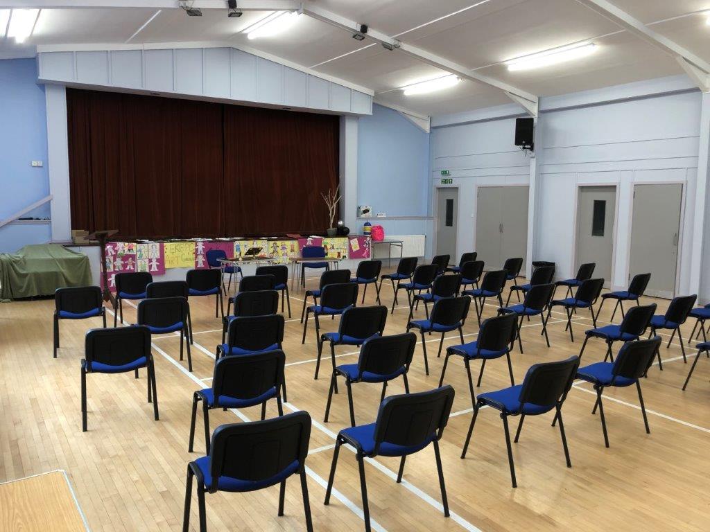 Hall Glebe with chairs